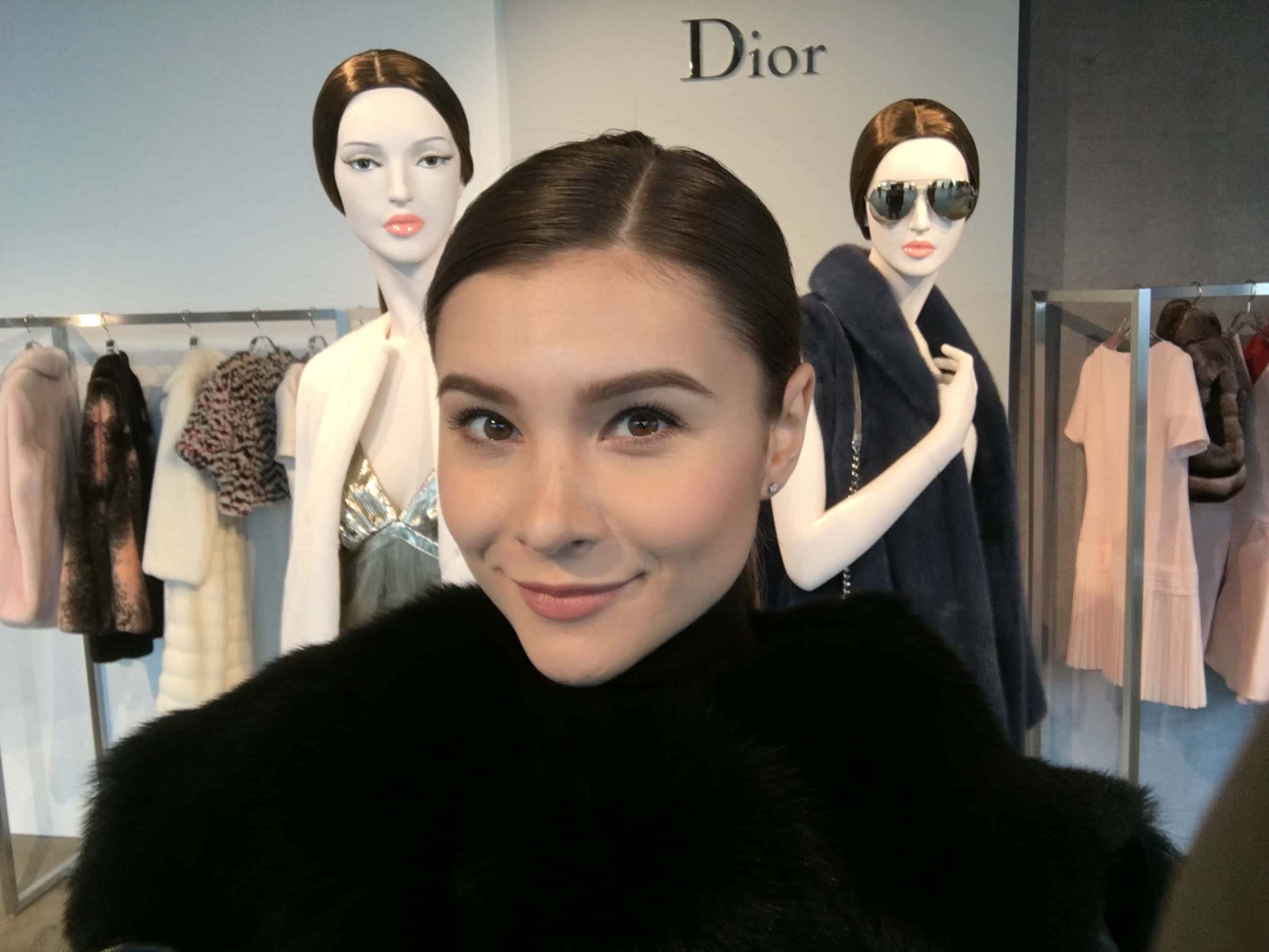 Nataliya Kovaleva - Modelling for Dior