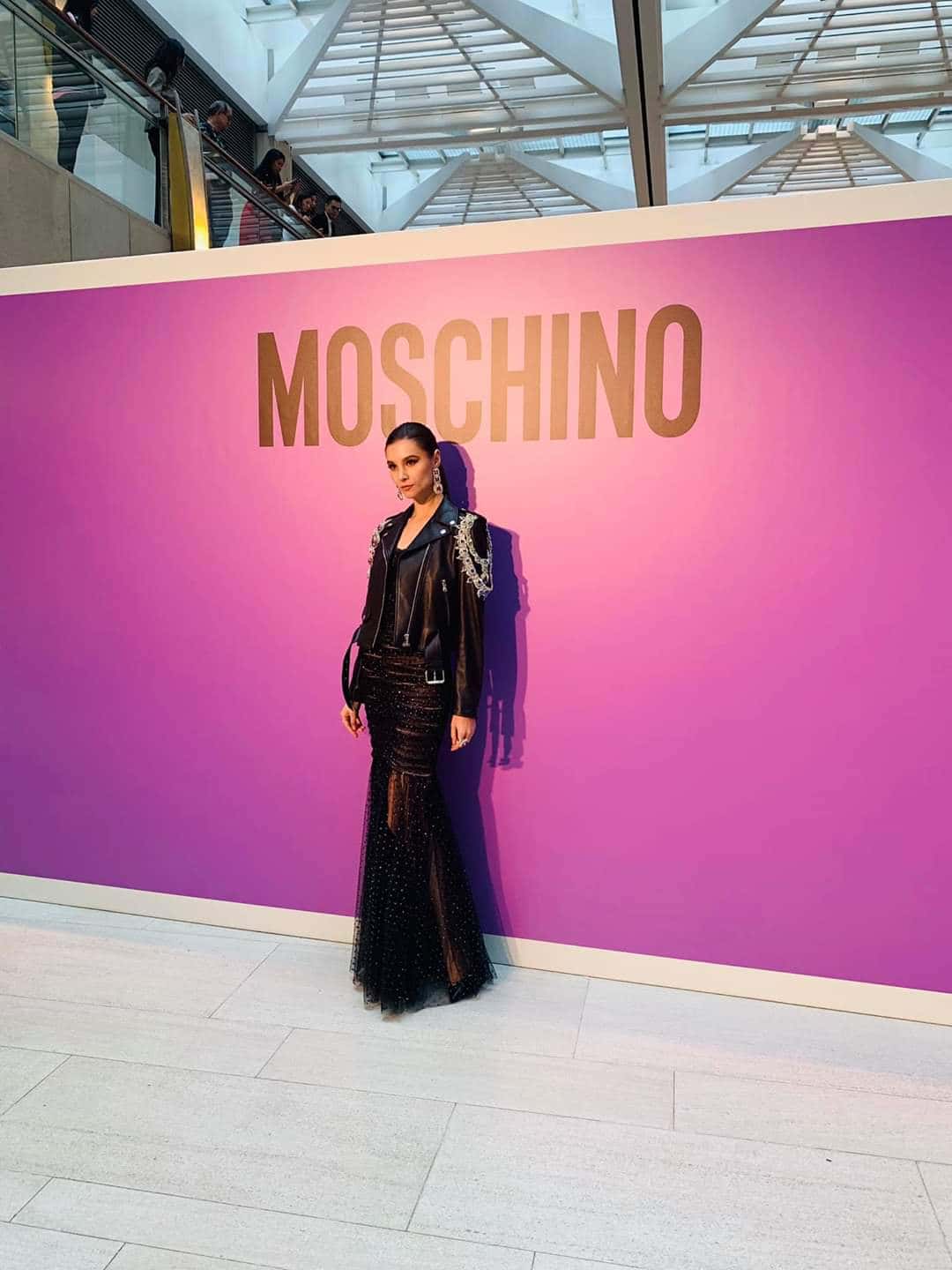 Nataliya Kovaleva - Modelling for Moschino